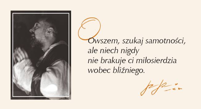 Ojciec Pio - cytat